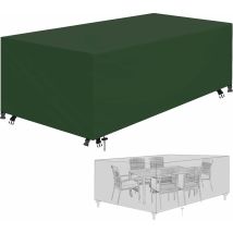 S-giant - Housse de protection pour mobilier de jardin en tissu Oxford 420D, imperméable, avec cordons de serrage et boucles de