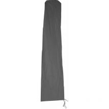 Housse de protection HHG pour parasol déporté 4m, fermeture éclair, anthracite
