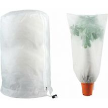 Housse de Protection pour Plante, Housses Hivernage Jardin Plante Fruits Protection Sac - protège du Froid Vos végétaux Ajustable avec Cordon de