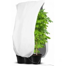 Housse de protection pour plantes d'hiver, Housse d'Hivernage pour plantes de jardin éutilisable, Housse Hivernage Plante avec fermeture éclair et