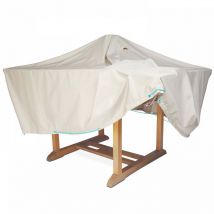 Cov'up - Housse de table de jardin 170 x 110 cm taupe