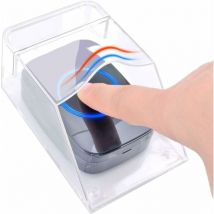 Housse de protection pour sonnette extérieure, transparente, étanche, sans fil, montage mural - 11 x 6 x 5 cm,