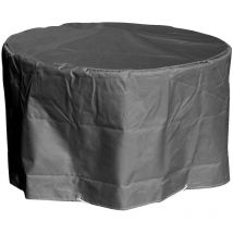 Green Club - Housse de protection pour Table de Jardin ronde Haute qualité polyester d 120 x h 70 cm Couleur Anthracite