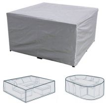 Xidjuikm - Housse de protection rectangulaire pour meubles de jardin, en polyester, imperméable, anti-poussière, anti-UV, pour chaise ou table de