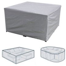 Xidjuikm - Housse de protection rectangulaire pour meubles de jardin, en polyester, imperméable, anti-poussière, anti-UV, pour chaise ou table de