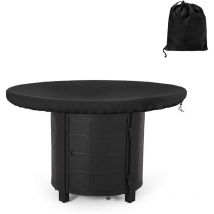 Ymyny - Housse de protection ronde pour plaque de feu, étanche, anti-UV 420D, pour plaque de cuisson et plaque de cuisson