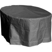 Green Club - Housse de protection Table ovale de Jardin Haute qualité polyester l 250 x l 110 x h 70 cm Couleur Anthracite