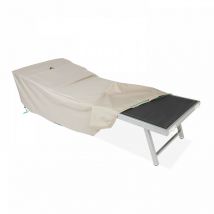 Housse bain de soleil 200 x 75 cm taupe