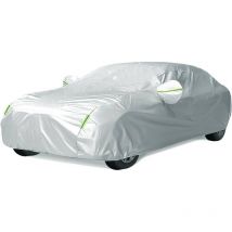 L&h-cfcahl - Bâche pour Voiture 490x180x150cm housse de voiture exterieur Housse de Protection Voiture Bâche argenté Protection contre la poussière