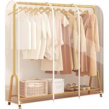 Rapanda - Housse de rangement,Housse de porte-vêtements, housse de tringle transparente, protection de cintre, rangement de vêtements pour robes,