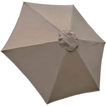 Galozzoit - Housse de rechange pour parasol, 8 baleines, 3 m, imperméable, anti-UV, tissu de rechange, Kaki