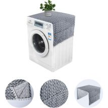 Fitags - Housse de Réfrigérateur,Housse de Machine à Laver,Protege Machine a Laver,Couvercle Anti-poussière pour Machine à Laver avec Poches de