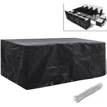 Largeight - Housse de salon de jardin 8 œillets 229 x 113 x 73 cm