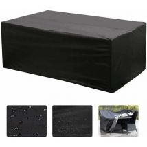 Ontway - Housse de Salon, Table Rectangulaire Oxford pour Meubles de Jardin uv Protection (213 x 132 x 74 cm)