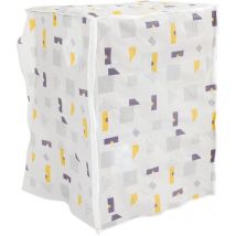 Housse de sécheuse imperméable anti-éclaboussures et anti-irradiation solaire, protection solaire transparente, impression pour rouleau de laveuse
