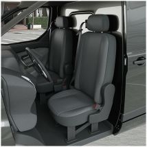 Housse siège Auto / Utilitaire - Sur Mesure pour peugeot Bipper / citroen Nemo / fiat Fiorino (Dès 04/2008) 2 sièges + tablette