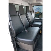 Housse de siège Transporter en simili cuir pour Citroën Jumper ii, Peugeot Boxer, Fiat Ducato, siège simple et double