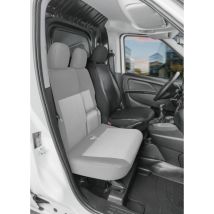 Housse de siège Transporter en simili cuir pour Fiat Doblo 2, siège conducteur unique