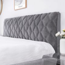 Housse de tête de lit, housse de tête pour lit double/simple rembourrée, housse élastique, protection unie, housse de décoration, chambre à coucher,