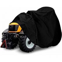 Housse de Tondeuse à Gazon, Housse de Protection Anti-poussière pour Tracteur à Gazon avec Cordon de Traction Bâche de Tondeuse à Gazon poussée