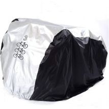 Housse de vélo pour 2 vélos Bike Housse Trois vélos 190T Nylon étanche Bache Velo Exterieur Portable Bache Protection Velo Housse Multi vélo