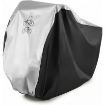 Housse de vélo pour 2 vélos Housse de vélo étanche en nylon 190T Double 2 vélos Scooter