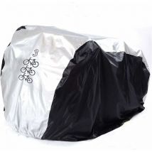 Housse de vélo pour 2 vélos Bike Housse Trois vélos 190T Nylon étanche Bache Velo Exterieur Portable Bache Protection Velo Housse Multi vélo
