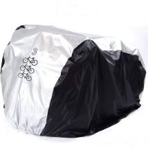 Umnuou - Housse de vélo pour 2 vélos Bike Housse trois vélos 210T Nylon étanche Bache velo exterieur Portable Bache protection Velo Housse multi vélo