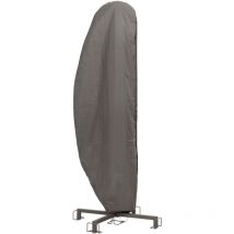 Perel - Housse d'extérieur pour parasol à bras libre ø max. 3.5 m, gris, 260 cm x 86 cm