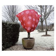 Housse d'hivernage en toile de jute Ø75x100cm Couleur: Rouge