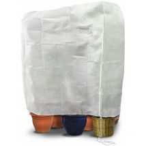 Housse d'Hivernage Plante avec Cordon et zipper Polypropylème 150g/m² 250x360cm blanc