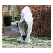 Housse d'hivernage zippée Ø200x250cm 70g/m² Couleur: Blanc