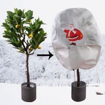 Housse hivernage pour Plantes 80x110cm, Sac De Couverture Antigel Pour Plantes, Veste Antigel avec Couverture Antigel pour Arbustes et Arbres, Outil