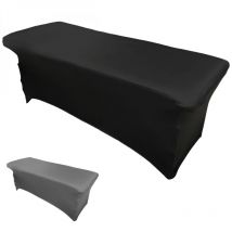 Vivezen - Housse intégrale extensible pour table - Noir