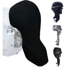 Dewdat - Housse Moteur Bateau, Bache de Protection Moteurs Hors-Bord 210D avec Revêtement uv, Bâche étanche pour Moteur Hors-Bord Exterieur,20-30HP