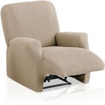 Belmarti - Housse multi-élastique en lin de Bali pour sofasofa relax complete 1 seater