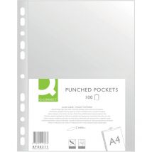 Douille de perçage multiple q-connect din a4 50 mc sac de verre de 100 pcs.