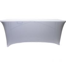 Housse nappe pour table pliante 240cm WERKA PRO Blanche