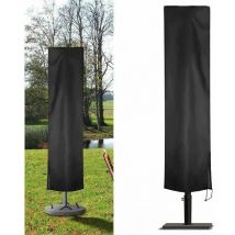 Basetbl - Housse Parasol Déporté Jardin en 210D Oxford Imperméable, Couverture pour Parasol Jardin, Housse de Protection Parasol Déporté