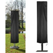 Housse Parasol Déporté Jardin en 210D Oxford Imperméable, Couverture pour Parasol Jardin, Housse de Protection Parasol Déporté