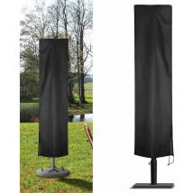 Housse Parasol Déporté Jardin en 210D Oxford Imperméable, Couverture pour Parasol Jardin, Housse de Protection Parasol Déporté