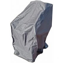 Harms - Bâche de protection chaises empilables housse meubles de jardin capot housse coque anthracite