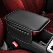 Housse Pour Accoudoir De Voiture, Coussin D'accoudoirs De Voiture Universelles En Cuir, Coussin Protection Pour Le Rangement De La Console Centrale,