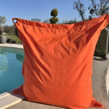 Homemaison - Housse pour big coussin Orange 140x140 cm