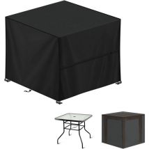 ZVD - Housse Table de Jardin, 90x90x90cm Bâche Salon de Jardin Carré Housse Protection Salon de Jardin Imperméable Bache Table de Jardin, Anti-UV,