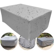 Linghhang - Housse pour meubles de jardin, rectangulaire, housse pour meubles de jardin, housse pour table de jardin, imperméable/imperméable,