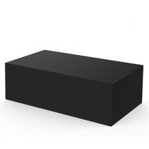 Vicmhuang - Housse pour mobilier de jardin 180 x 120 x 74cm Noir
