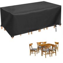 Umnuou - Housse pour mobilier de jardin, housse rectangulaire pour mobilier de jardin Housse imperméable pour mobilier de jardin extérieur Housse
