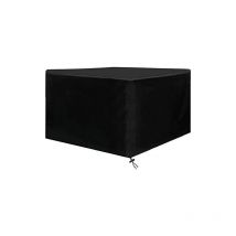 Groofoo - Housse pour salon de jardin,toutes tailles,Housse pour ensembles de sièges rectangulaires,anti-pluie et anti-poussière,anti-UV,210D,Noir