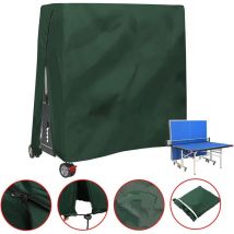 Kcvv - Housse pour Table De Ping Pong, Étanche Résistance Au Vent Anti-UV Robuste Tissu Oxford Bâche De Protection Table De Tennis(vert)